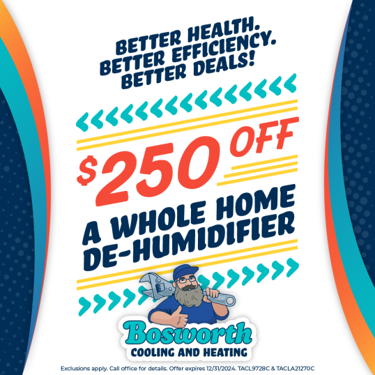 $250 off Whole House Dehumidifier